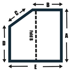 One Cut Corner Left Fold B