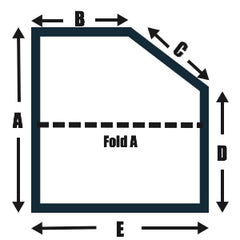One Cut Corner Right Fold A