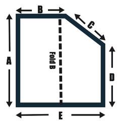 One Cut Corner Right Fold B