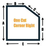 How To Measure a One Cut Corner Right Hot Tub Cover