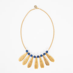 Nile Collection Multi Drop Gold Necklace