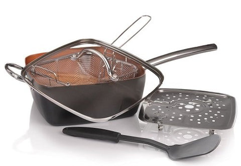 copper fry pan set