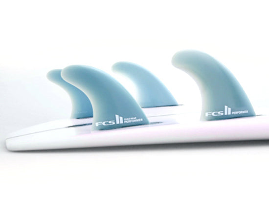 FCS II Performer quad rear fin set medium - Glass Flex