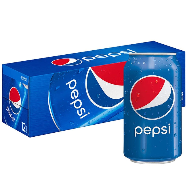Pepsi Soda 12 Fl Oz (12 Cans)