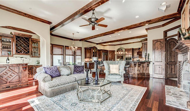 Shadow Creek House | Beamed Ceiling