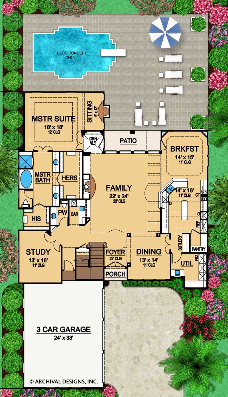 Creatice Home Designs Floor Plans for Large Space