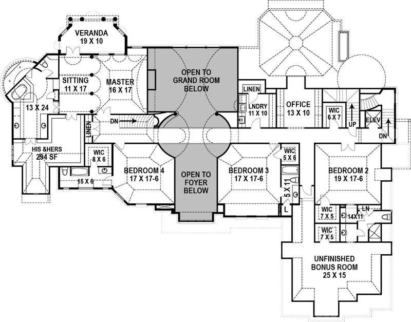 Manderston Estate House Plan European House Plan