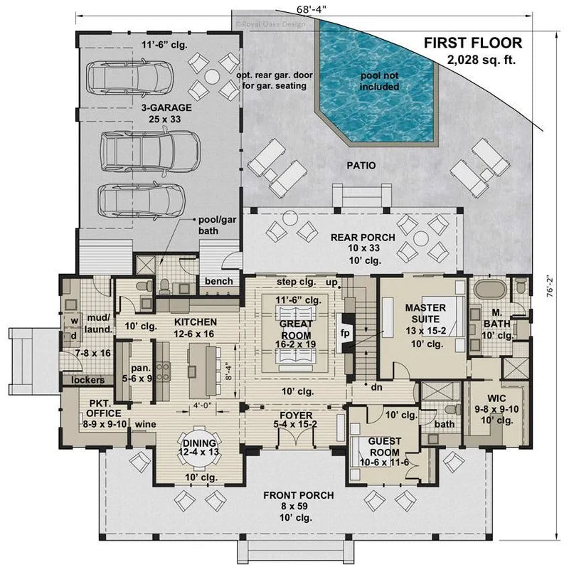 Silverbell Ranch House Plan Modern Farmhouse TwoStory