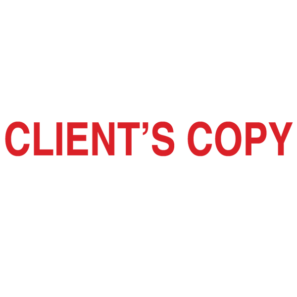 Clients Copy Stamp