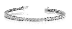 platinum diamond tennis bracelet 