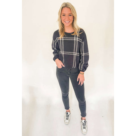 Sadie & Sage So Blessed Frilled Sweater