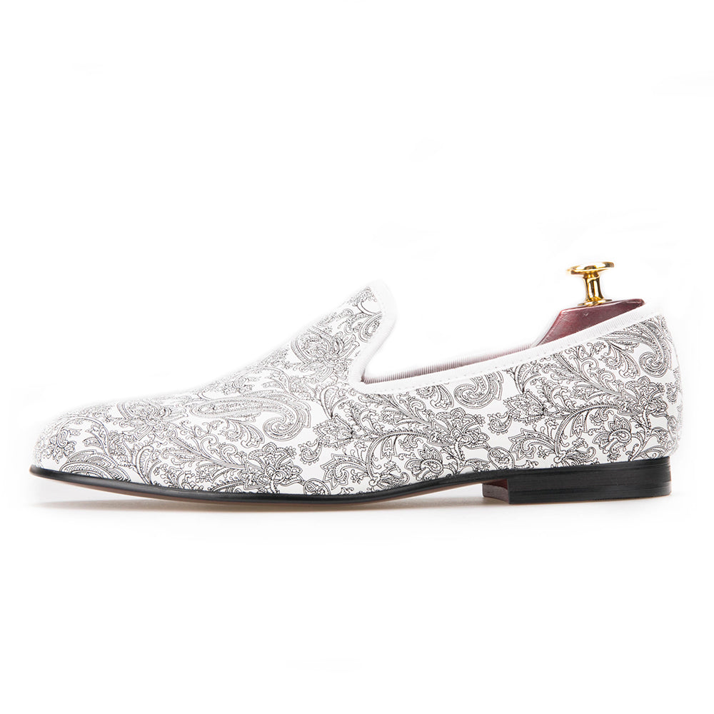 white slipper shoes