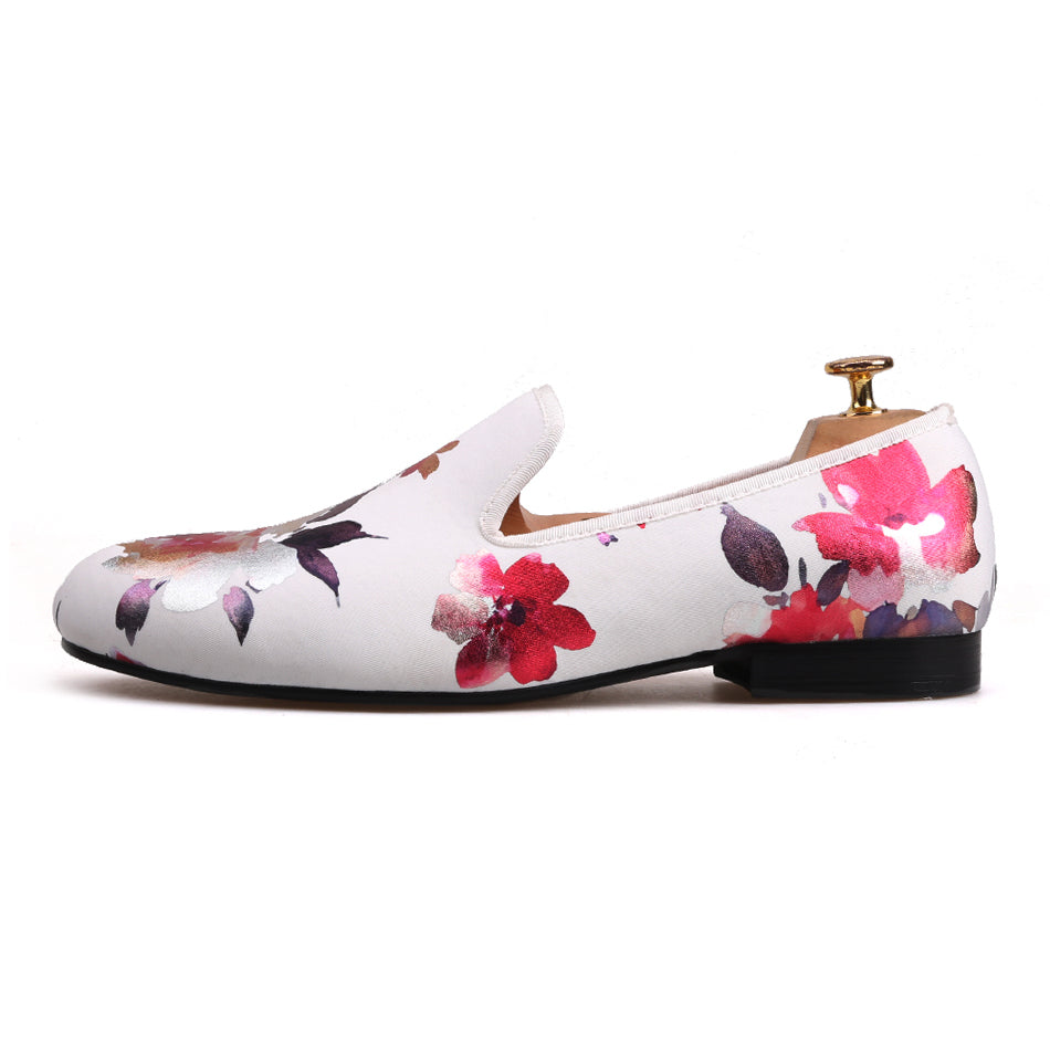 pink prom loafers