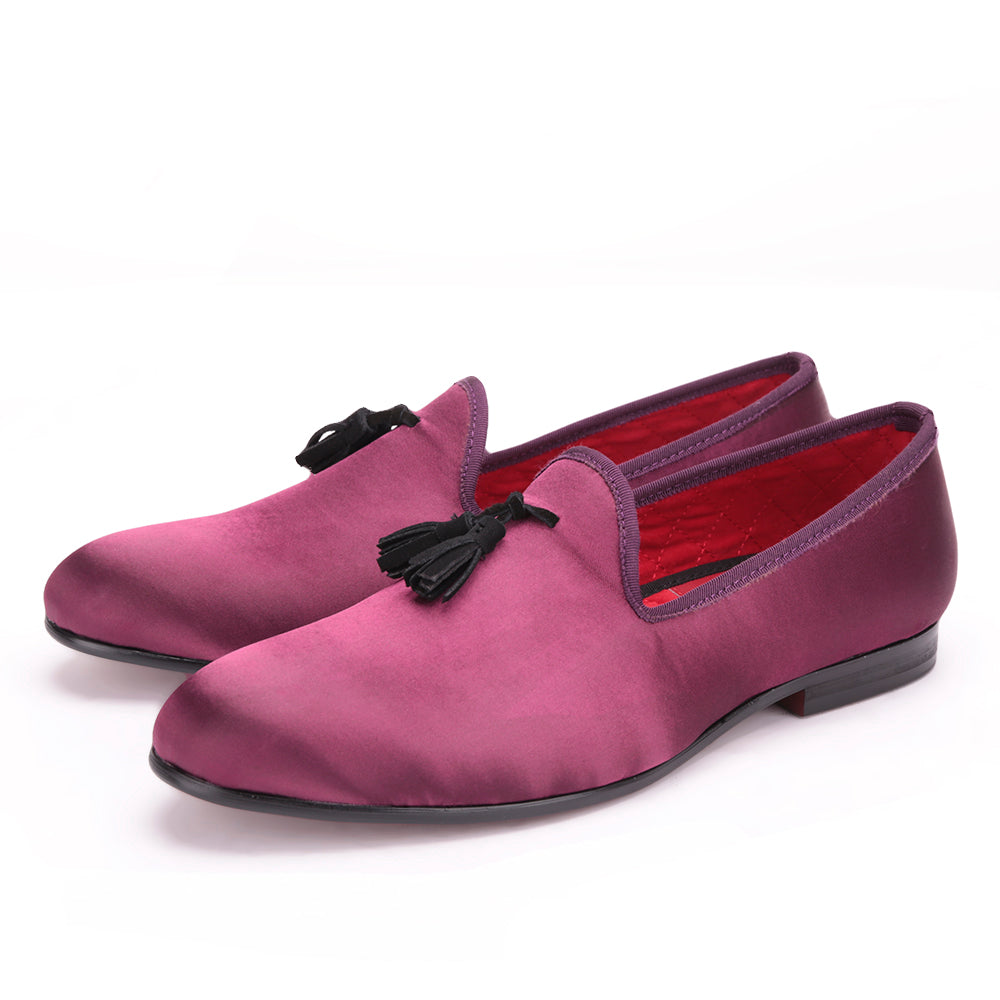 pink prom loafers