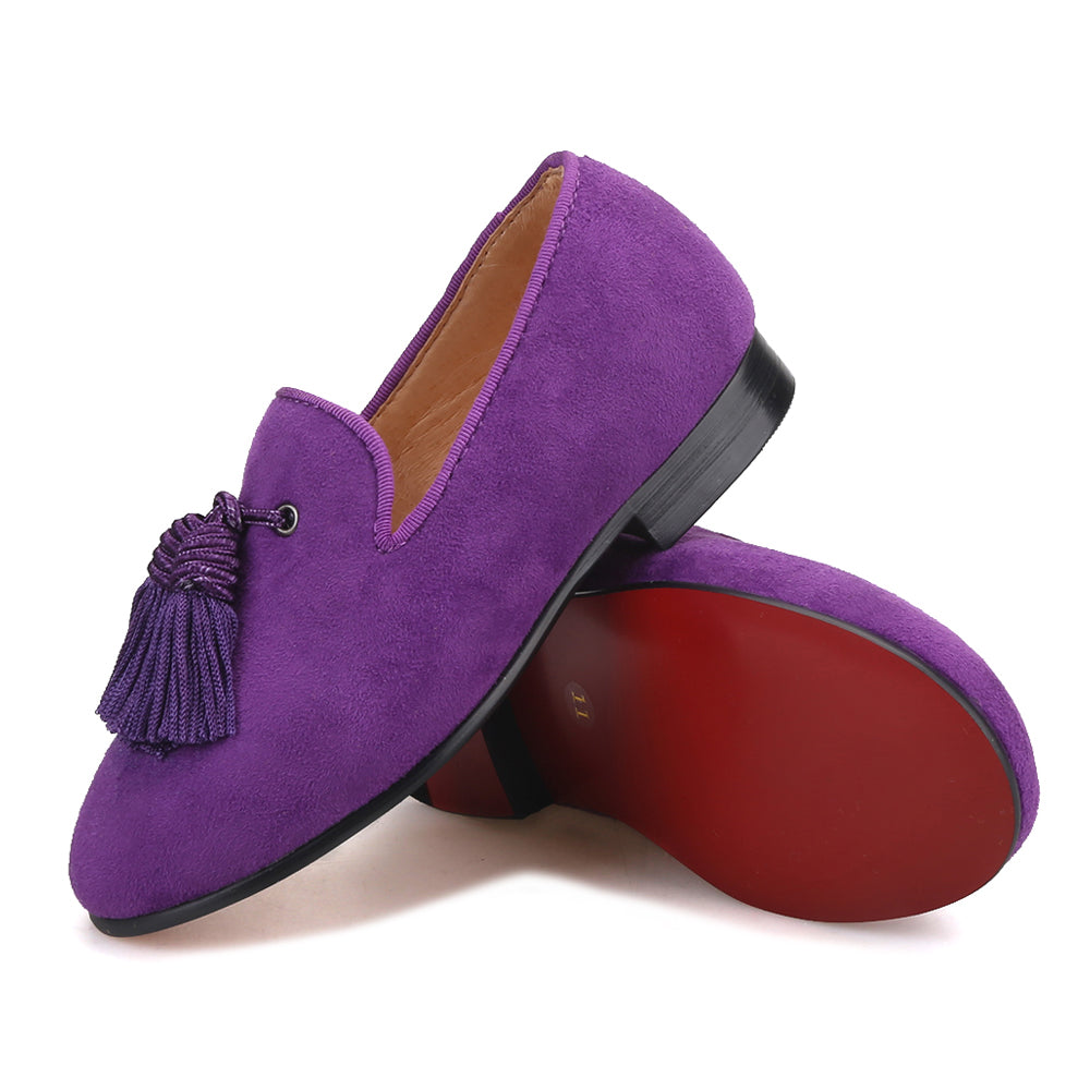 purple prom shoes men