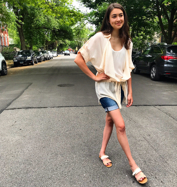 The Elaine top is a great option for spring break.