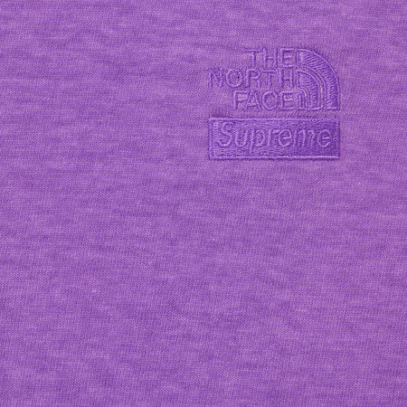 Supreme The North Face Pigment Printed L/S Top Purple