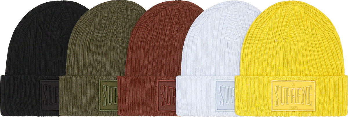 返品交換不可 Supreme Overdyed Patch Beanie 