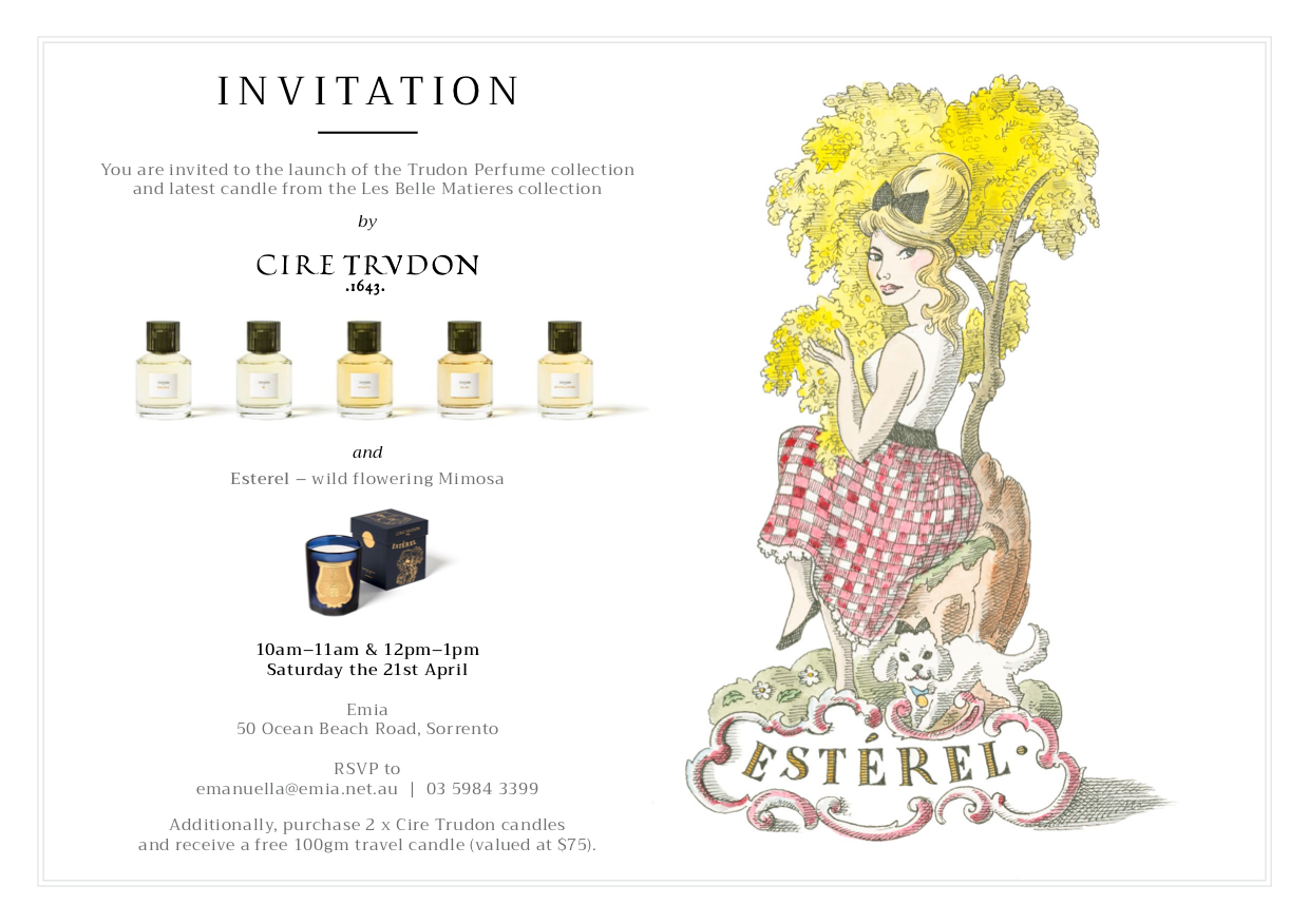 launch of the Trudon Perfume collection