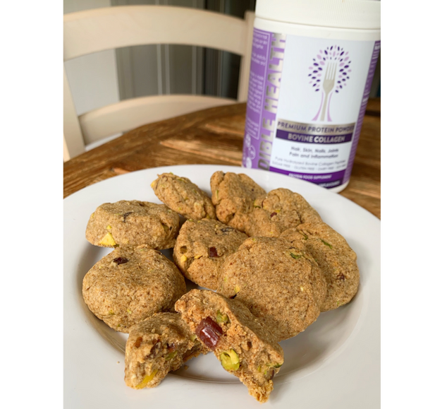 Date and Pistachio Collagen Biscuits Recipe