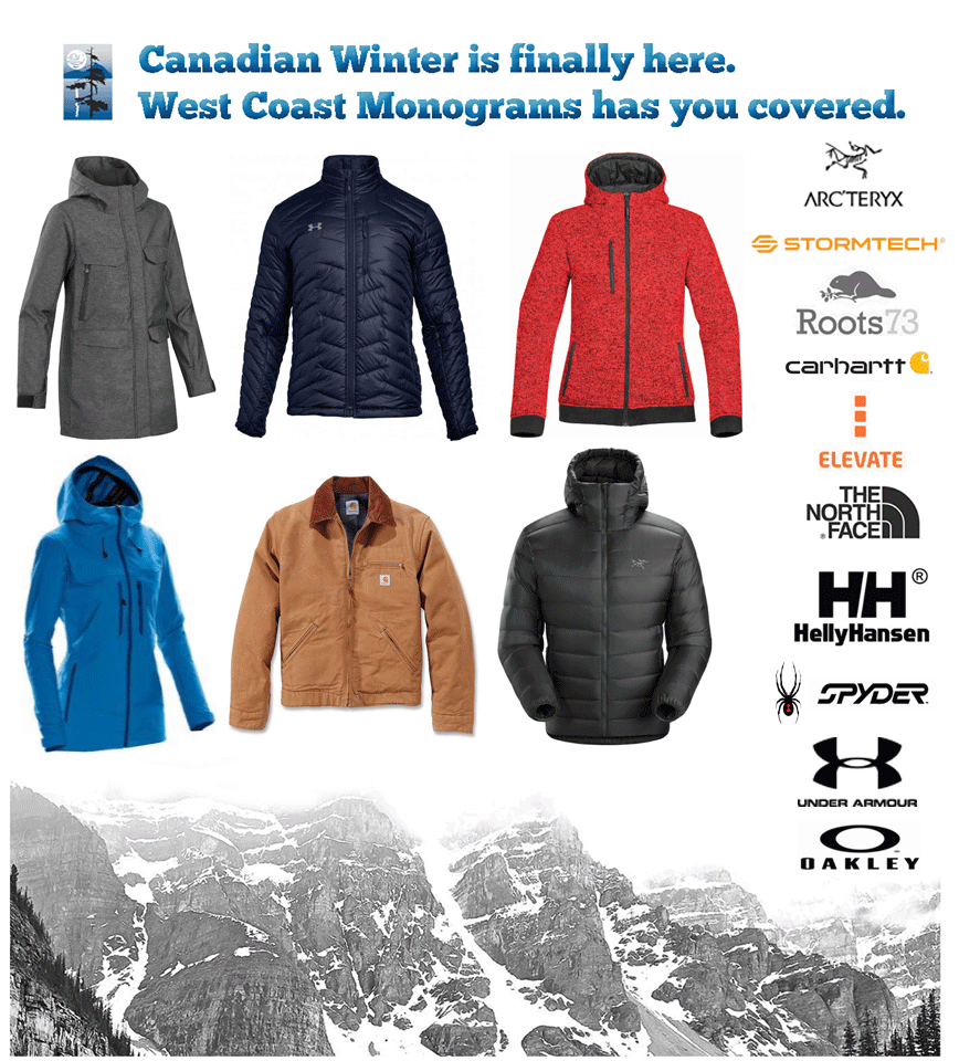 Custom Logo Jackets - Embroidery Heat Seal Printing