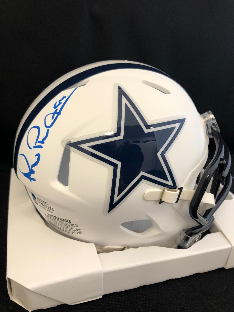 Ezekiel Elliott Signed Cowboys Lunar Eclipse Alternate Speed Mini Helmet  (Radtke)