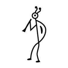 Hopi Beetle Flute Player Symbol