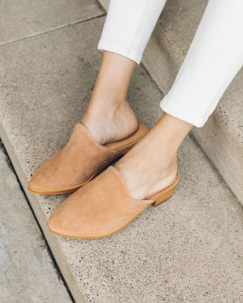 soludos leather mule