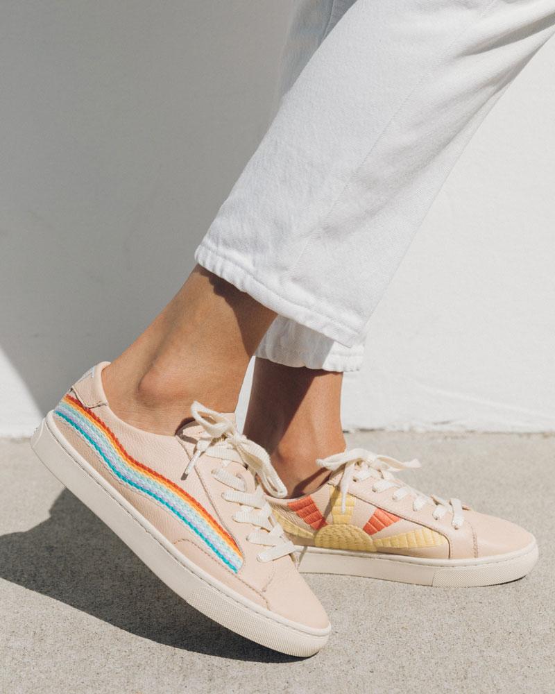 rainbow sneakers