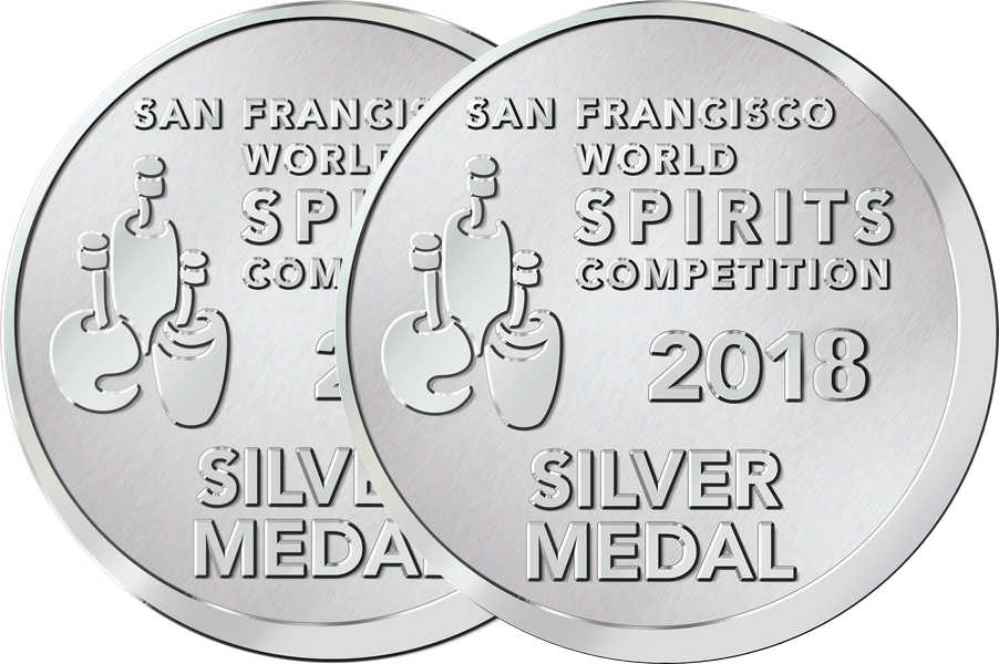 Bomond Vodka Silver Medals San Francisco World Spirits Competition 2017 & 2018