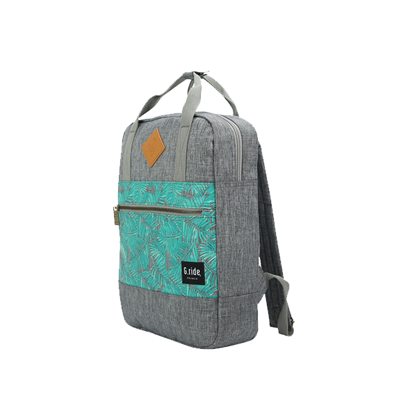 G.RIDE GREY DIANE BACKPACK WITH JUNGLE PATTERN