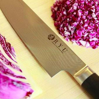 In making authentic Japanese VG-10 chef's knife RYU