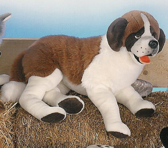 large stuffed animal dog