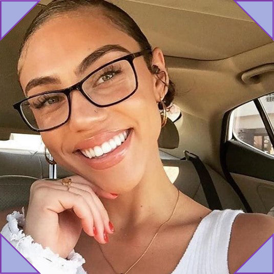 Beautiful smile. Excellent teeth whitening with all natural POPWHITE purple toothpaste and oral care products. Made in USA