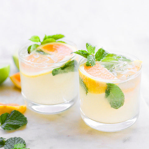 grapefruit mojitos