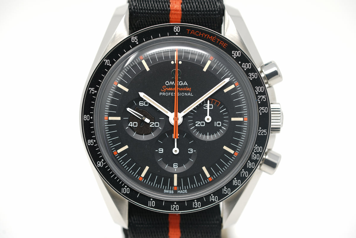 Pre-Owned Omega Speedmaster Moonwatch Speedy Tuesday &quot;ULTRAMAN&quot; Annive – Topper Jewelers