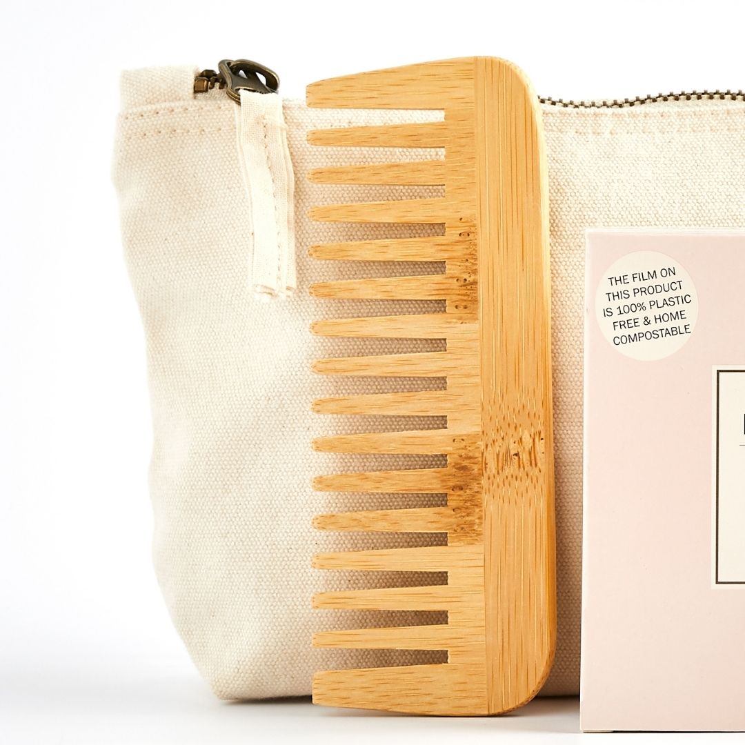 Natural bamboo wooden comb