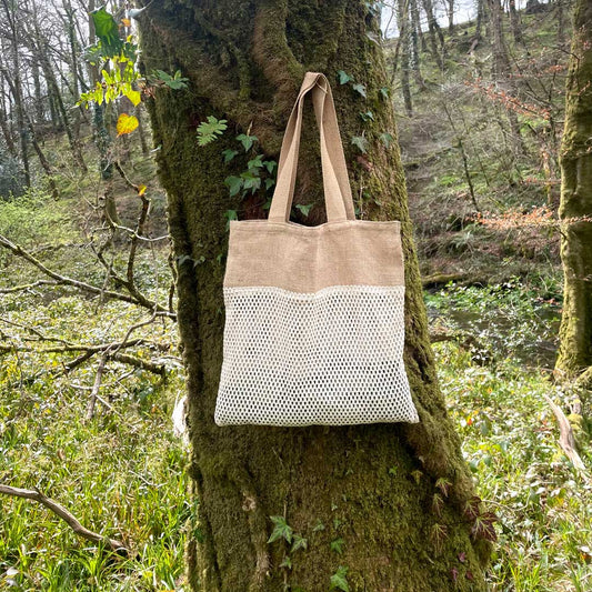 Hedgerow and moor reusable shopping foraging bag