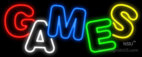 Games Neon Sign