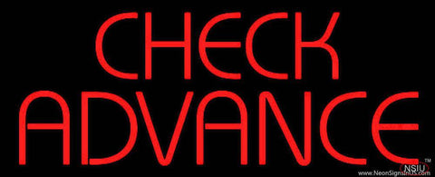 Check Advance Real Neon Glass Tube Neon Sign