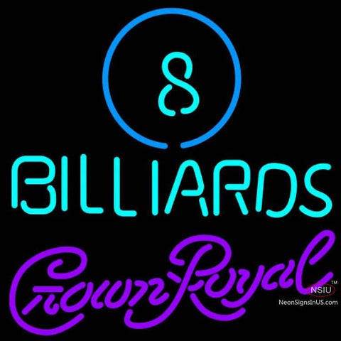 Crown Royal Ball Billiards Pool Neon Sign x