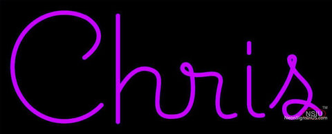 Custom Chris Neon Sign