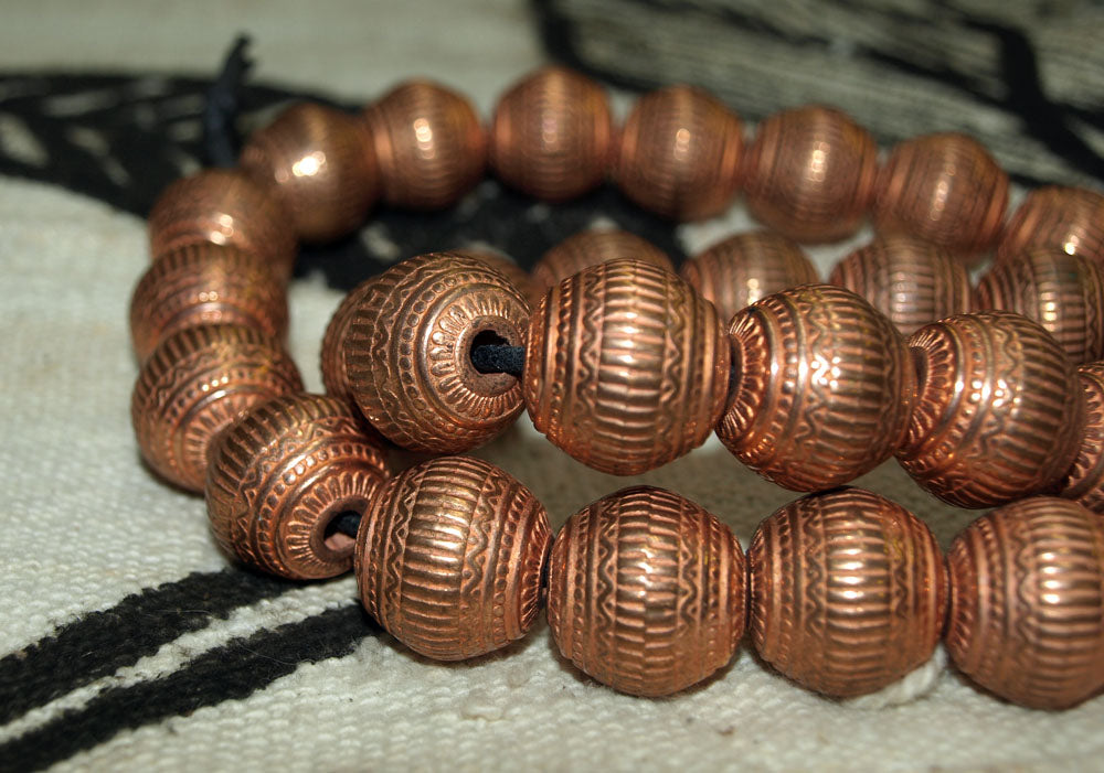 copper beads