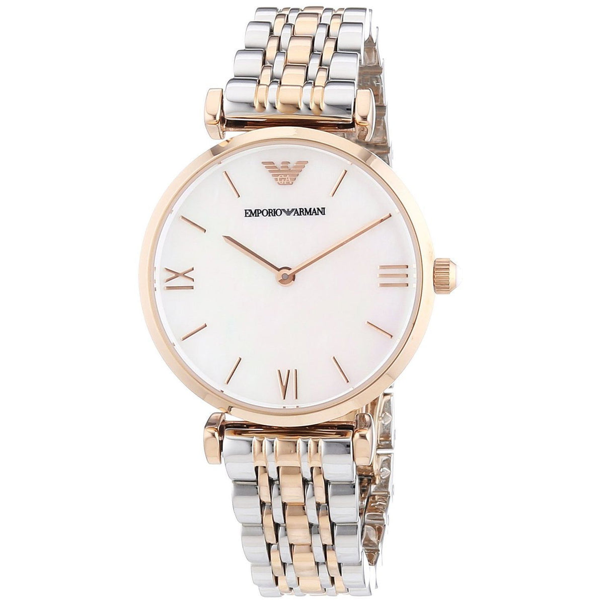 emporio armani ladies watch mother of pearl