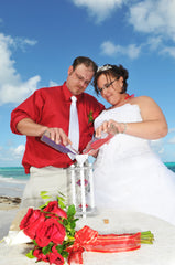 Hourglass Vow Renewal Sand Ceremony Bahamas