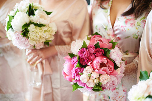 Peony bouquet wedding flowers