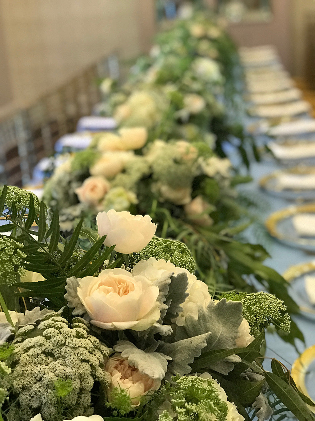 Wedding Flowers Table Setting