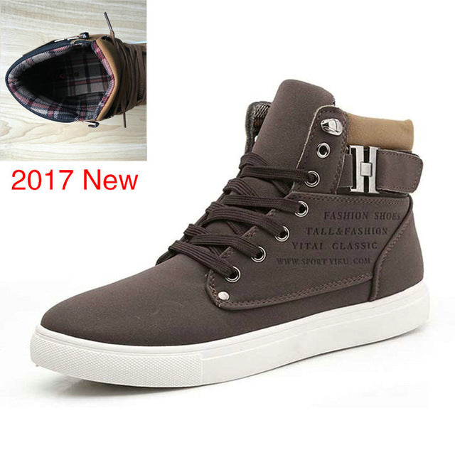 mens high top canvas shoes