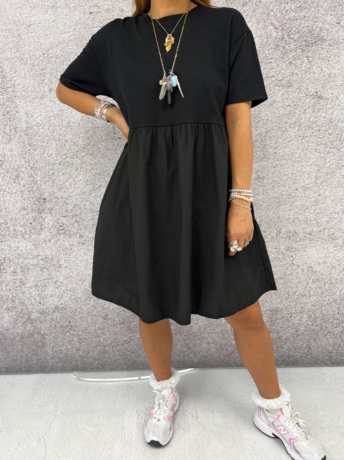 T-Shirt Mini Dress In Black