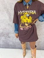 Def Leppard Hysteria World Tour Tee In Brown